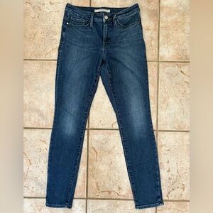 Athleta Womens Jeans Size 4 Blue Denim Stretch Low Rise Sculptek Skinny